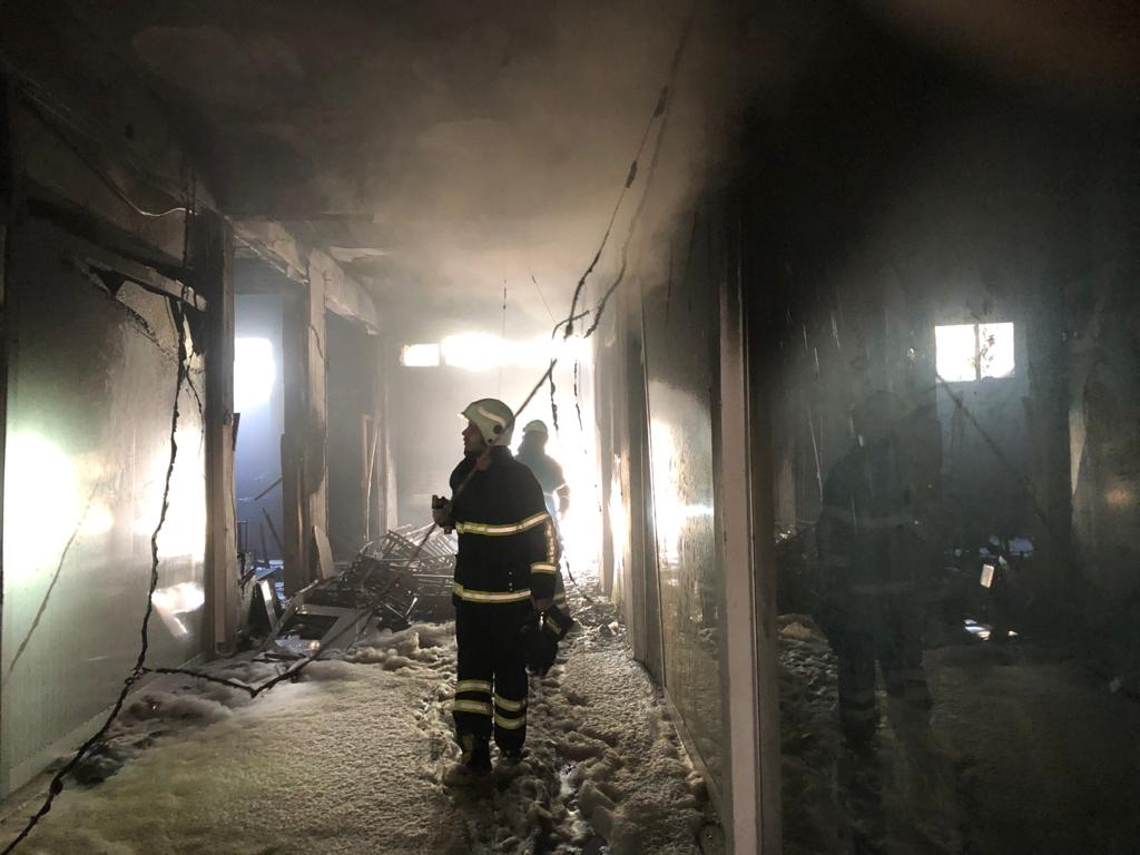 DEPODAKI YANGINA HBB ITFAIYESINDEN ANINDA MUDAHALE 1