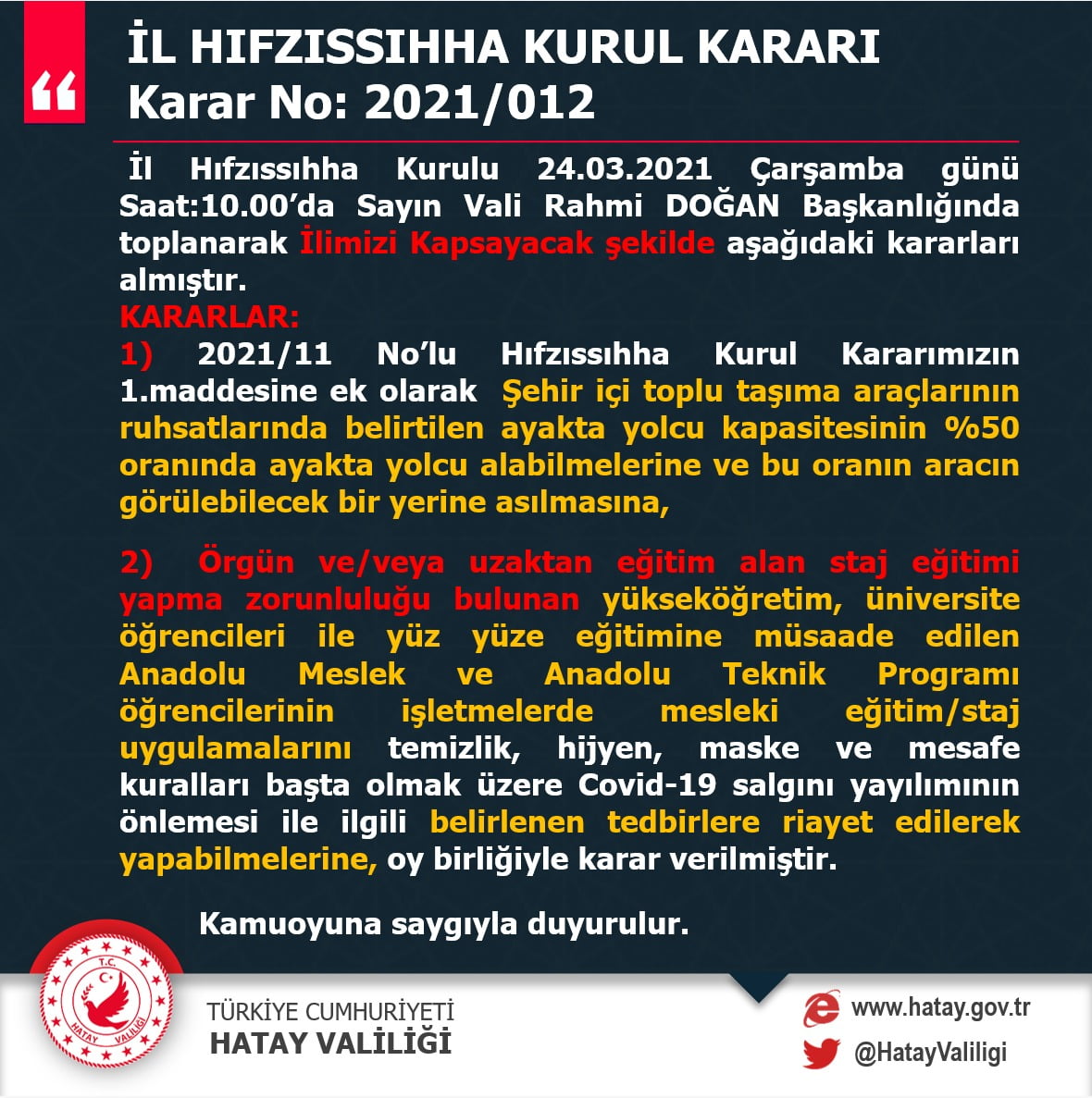 Il Hifzissihha Kurul Karari