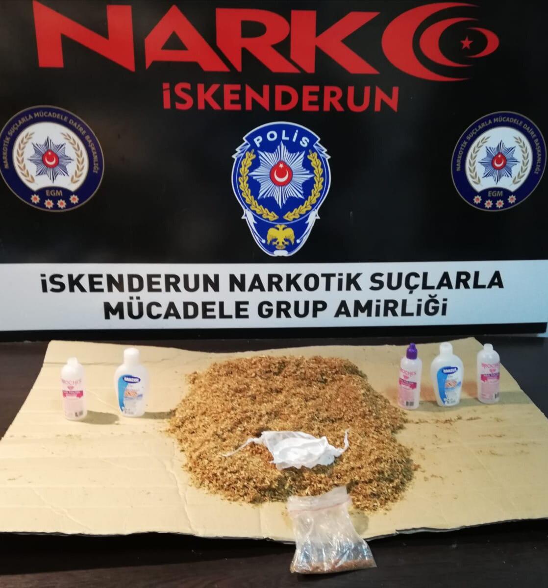 İskenderun’da SENTETİK KANNABINOID Yakalandı