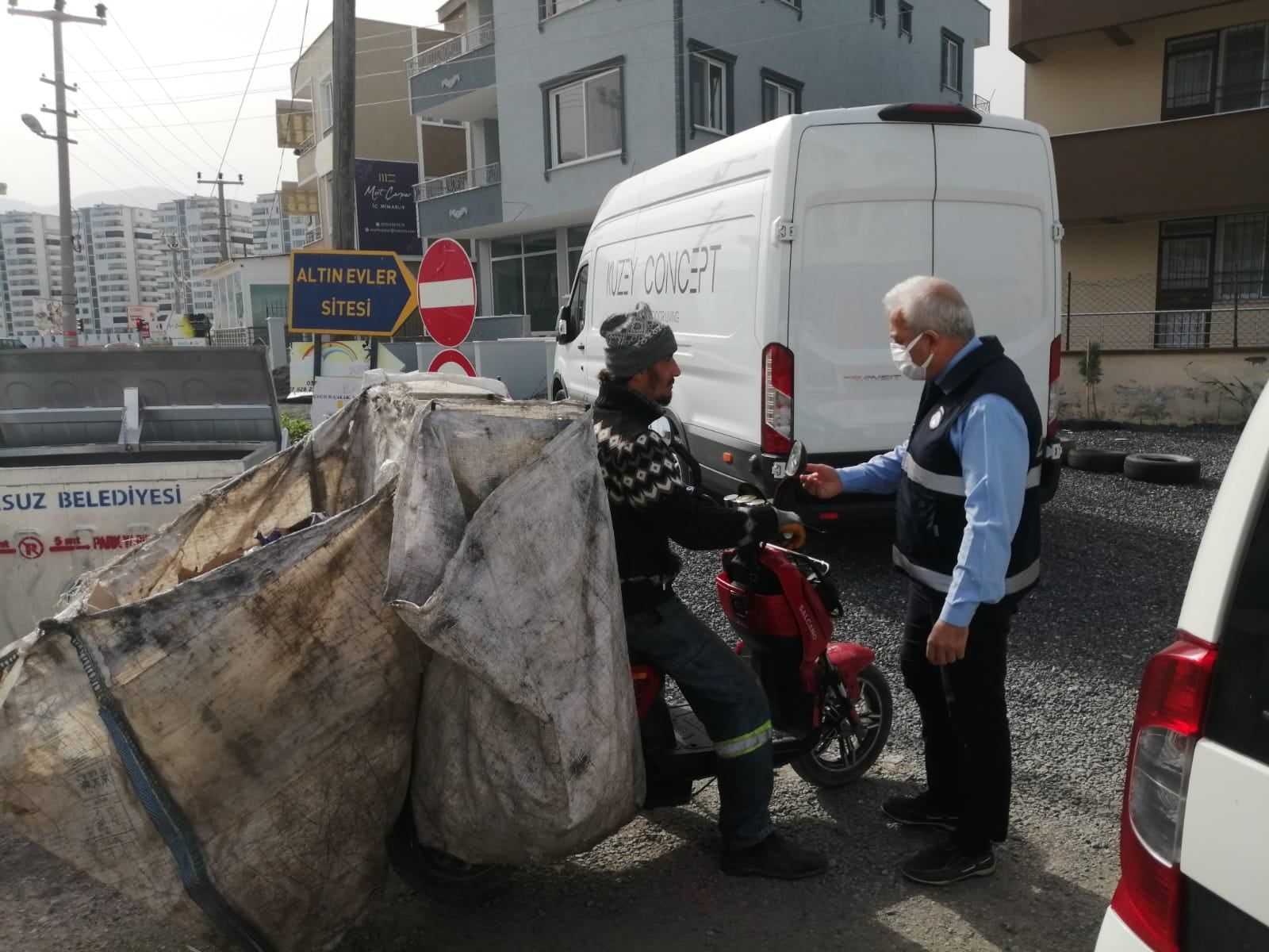 Arsuz&#8217;da Hurdacı, Kağıt Toplayıcı ve Eskici Denetimi