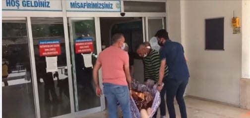 Hatay Eğitim Araştırma Hastanesinden Battaniye İle Taşınan Hasta Açıklaması