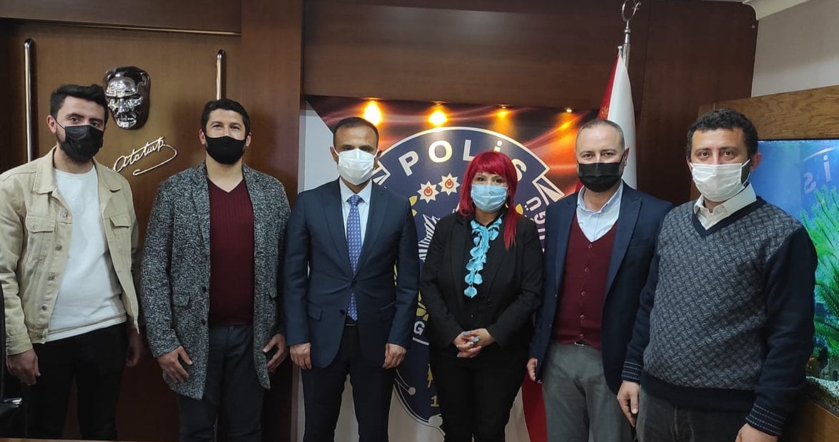 Hgc İskenderun Temsilcilğinden Emniyet Müdürü Nevzat Güneş&#8217;e Ziyaret