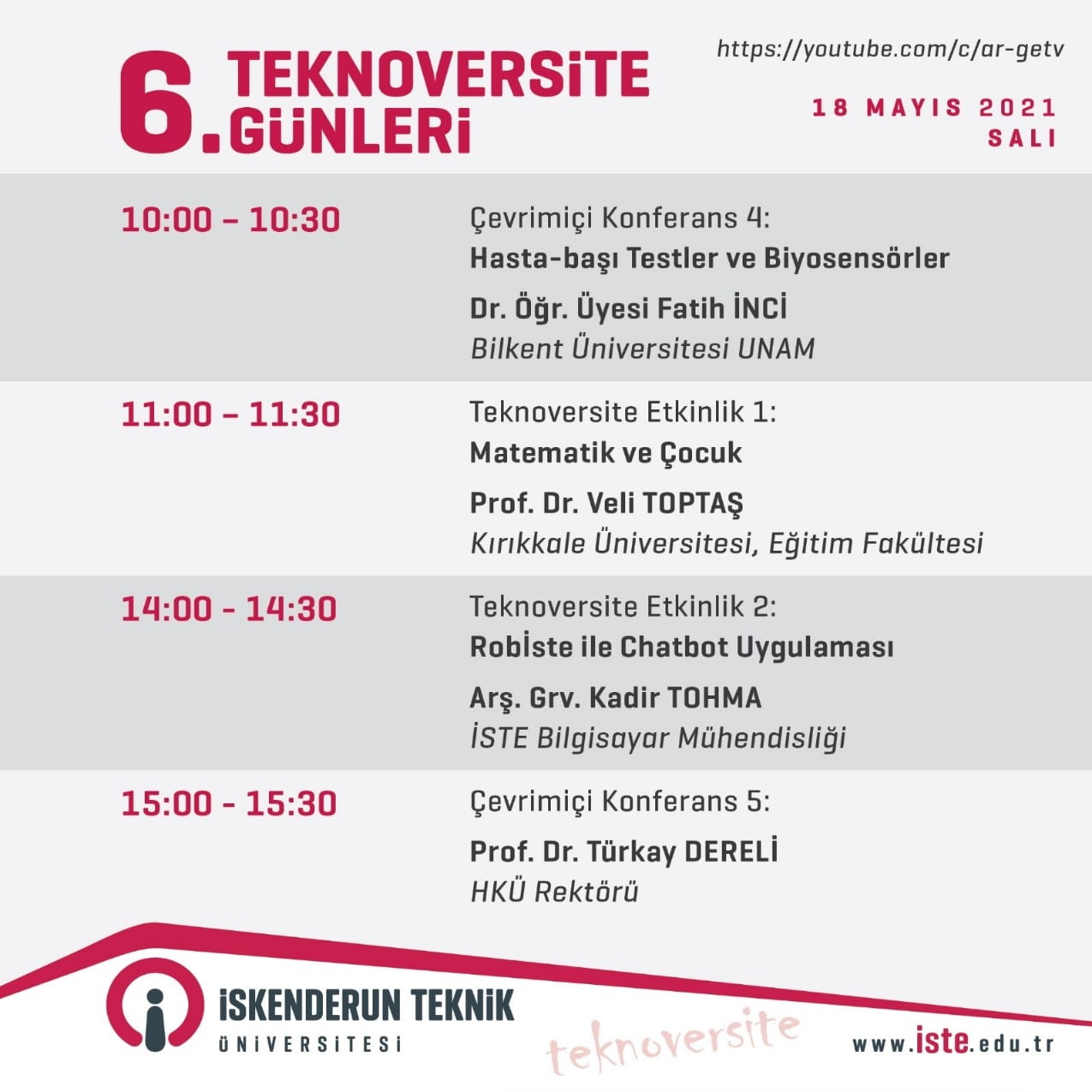 6. TEKNOVERSİTE GÜNLERİ BAŞLIYOR