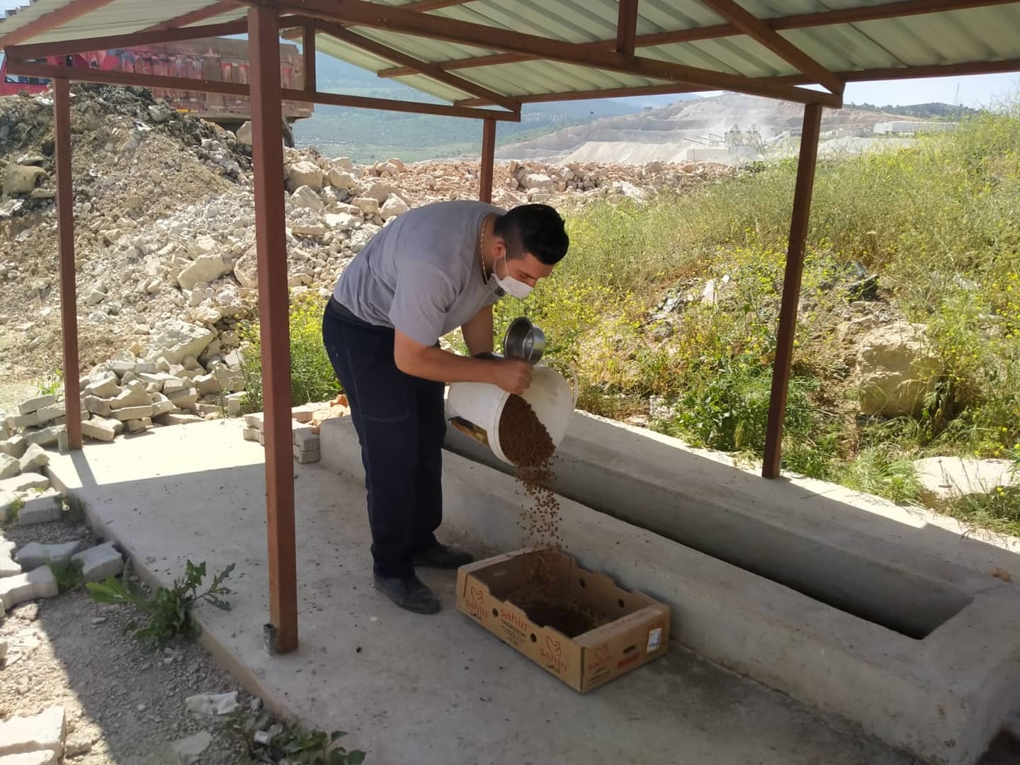 İSKENDERUN BELEDİYESİ SOKAĞA ÇIKMA KISITLAMASINDA SOKAK HAYVANLARINI UNUTMUYOR