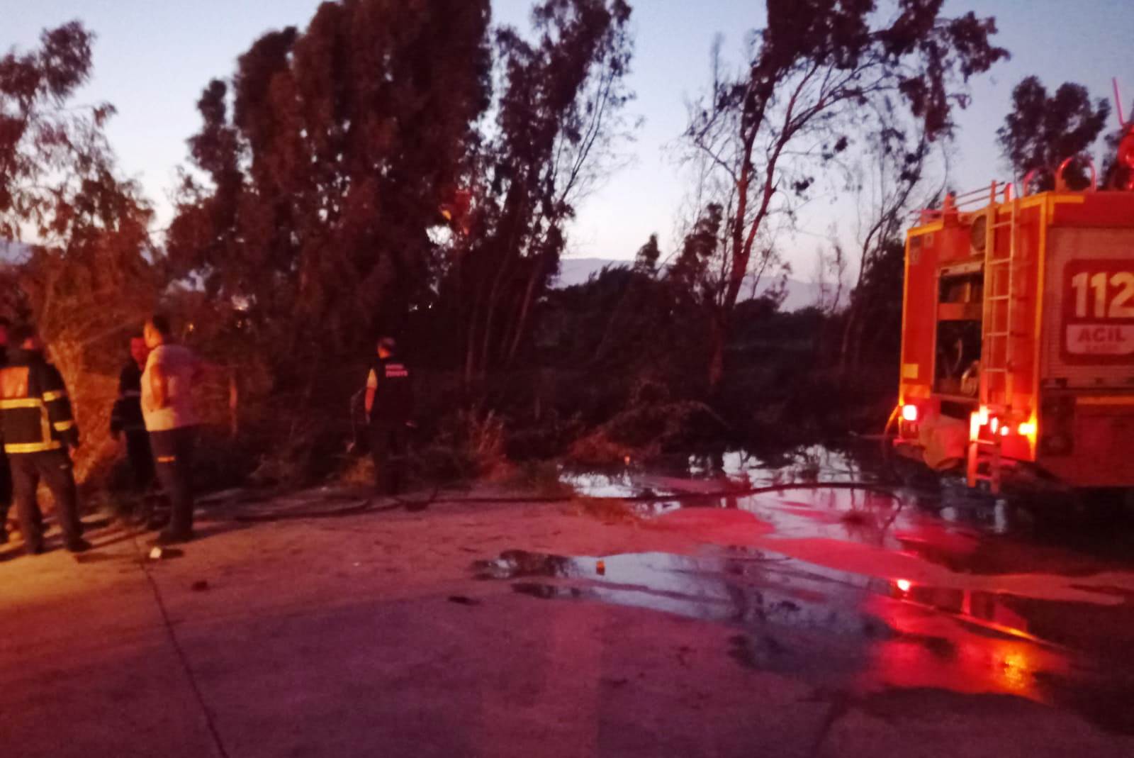 HBB İTFAİYESİNDEN ANINDA MÜDAHALE