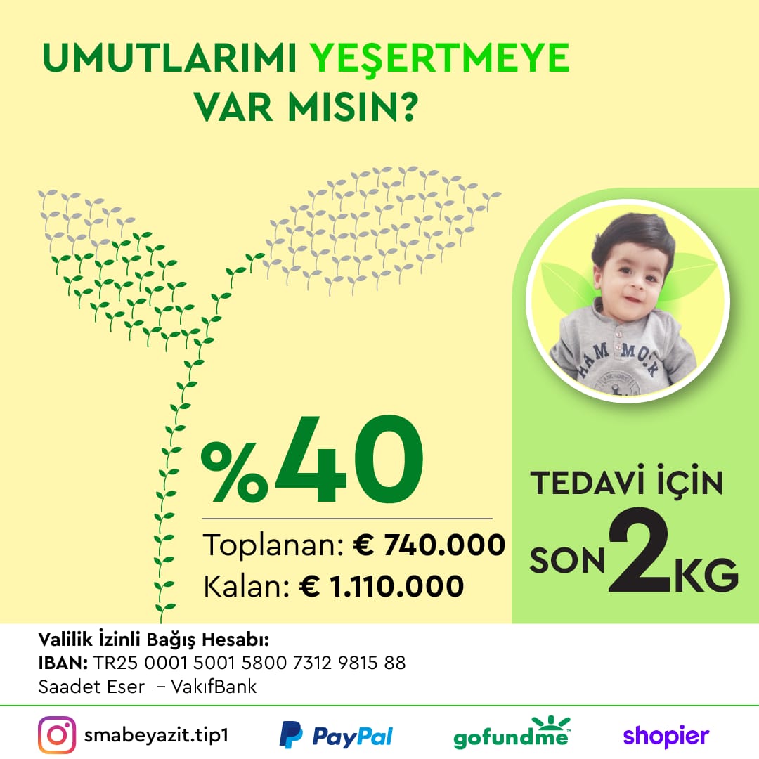 Beyazıt Eser’in Gen ilacına kavuşması lazım