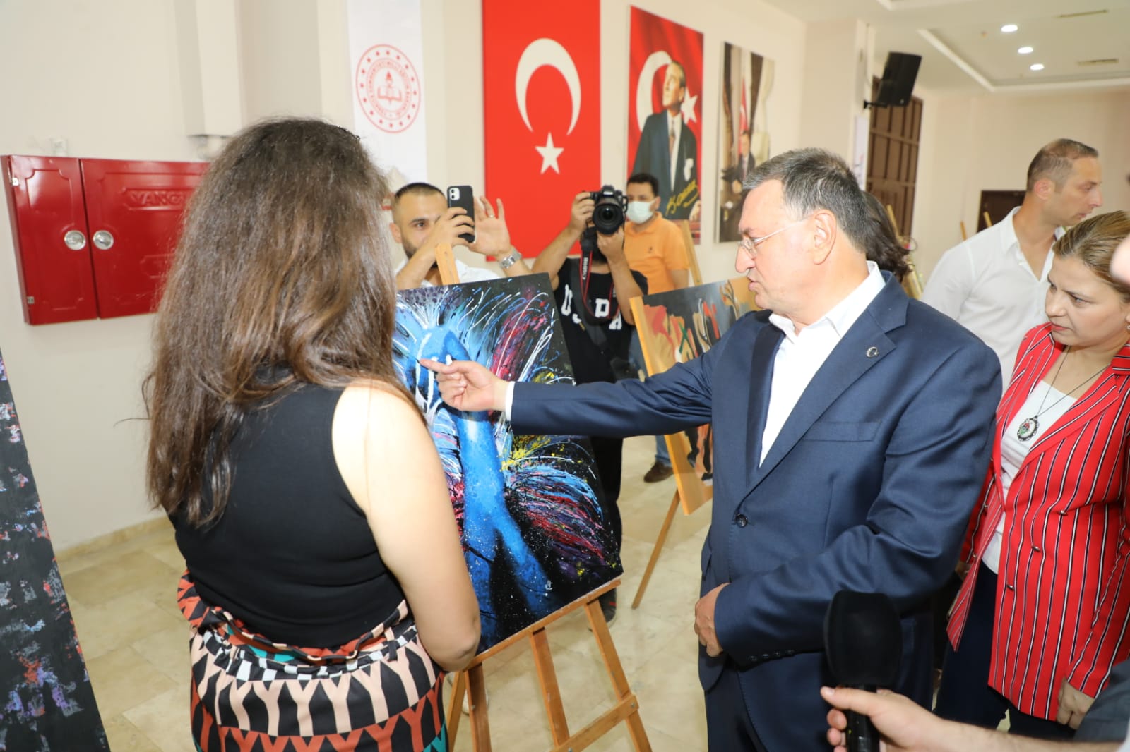 HATMEK KURSİYERLERİNDEN EL EMEĞİ GÖZ NURU SERGİ