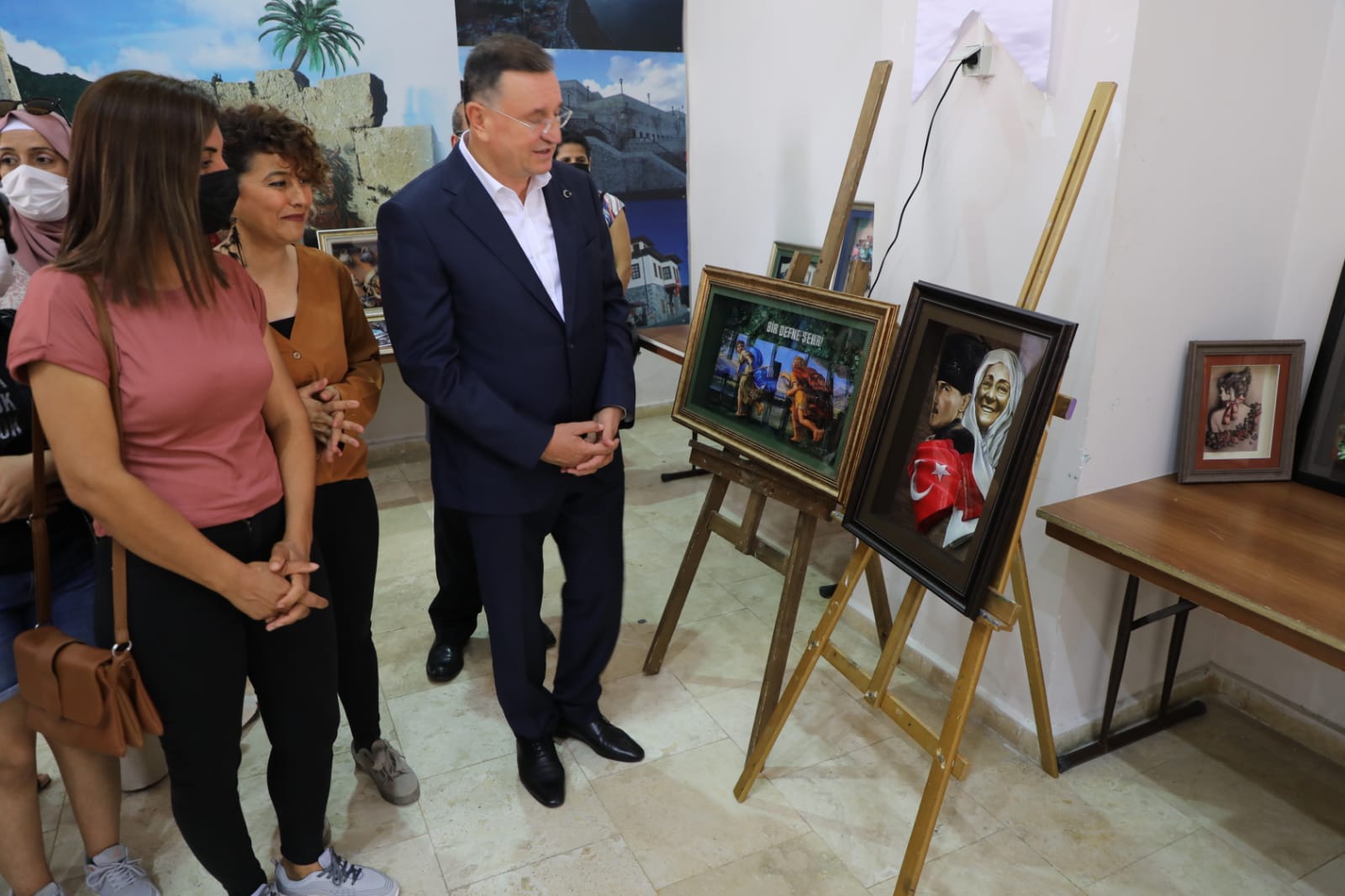 HATMEK KURSİYERLERİNDEN EL EMEĞİ GÖZ NURU SERGİ