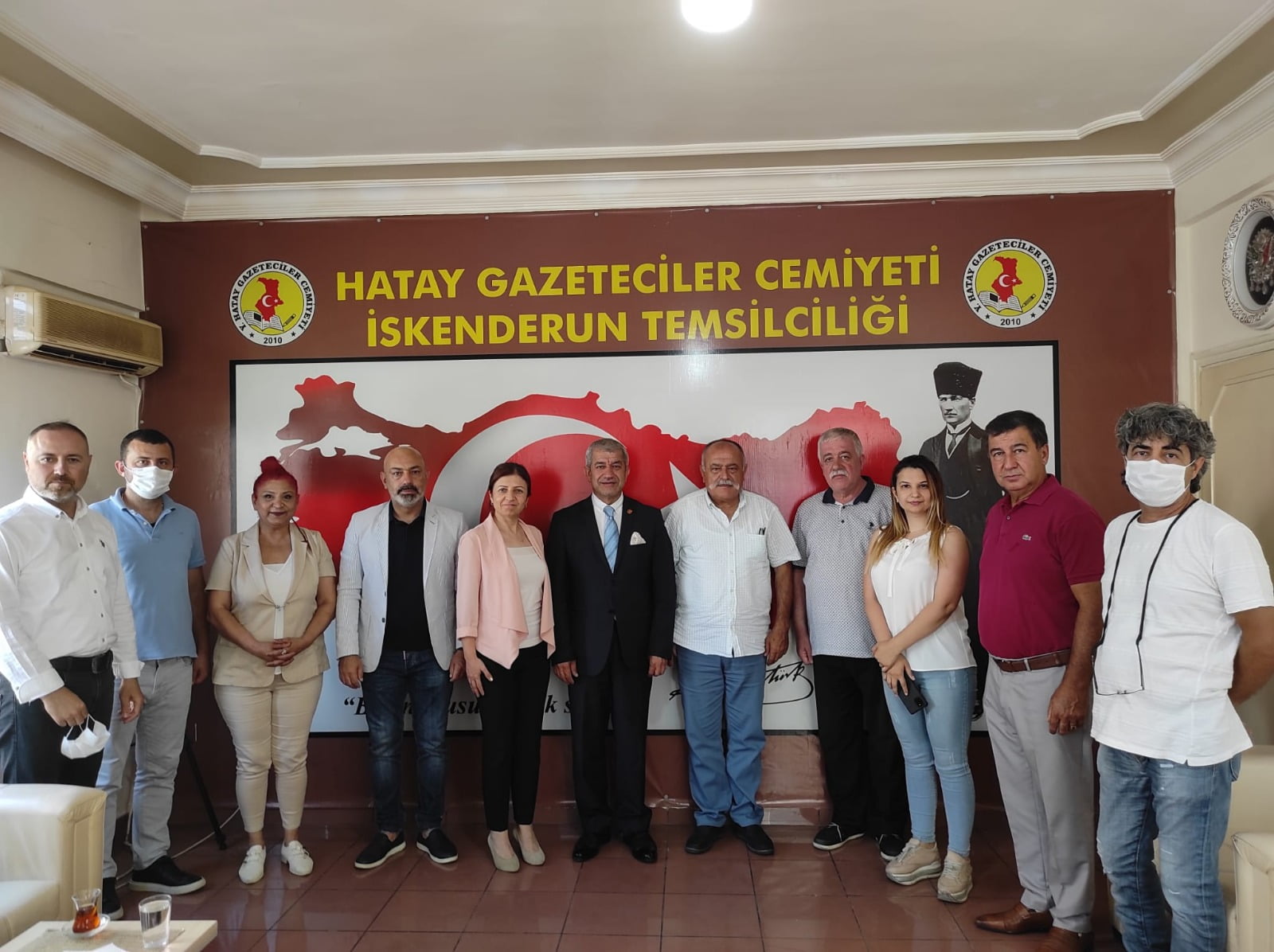 AGF ONURSAL BAŞKANI YENİ&rsquo;DEN VEDA ZİYARETİ