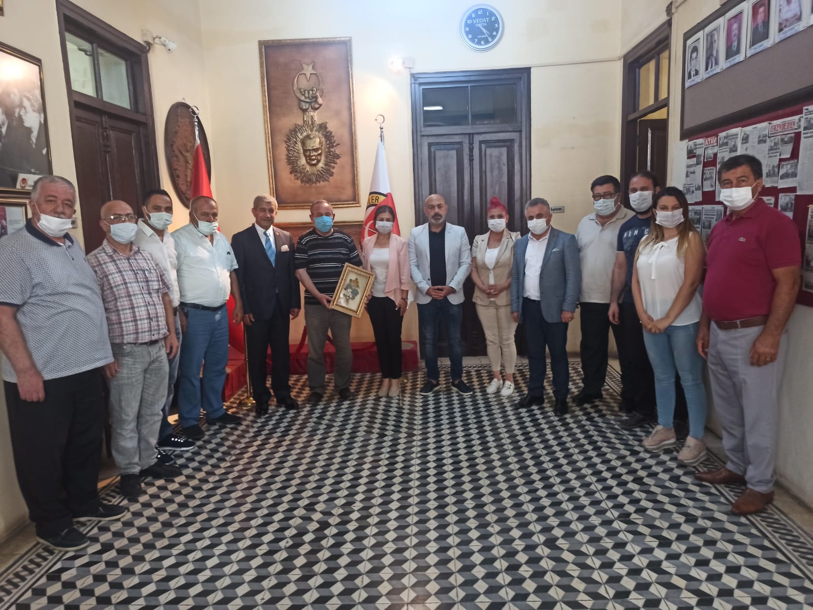 AGF ONURSAL BAŞKANI YENİ’DEN VEDA ZİYARETİ