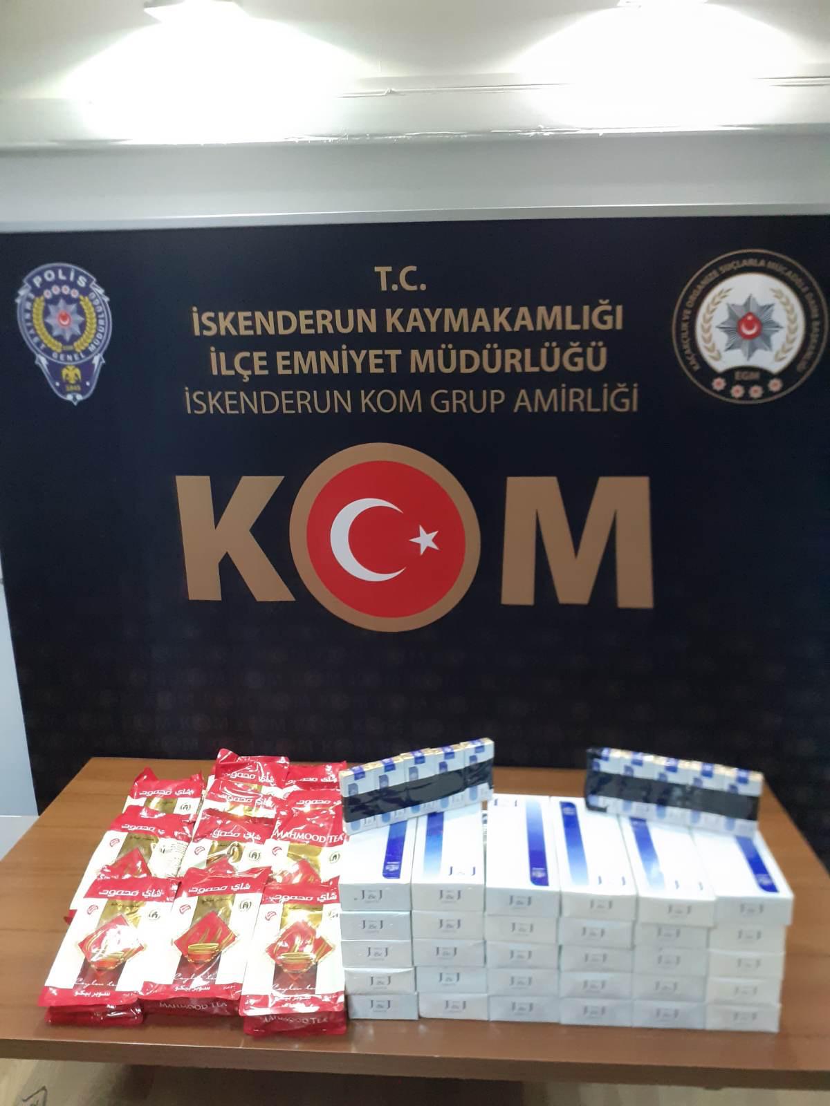 İskenderun’da 12.420 paket Kaçak Sigara Ele Geçirildi