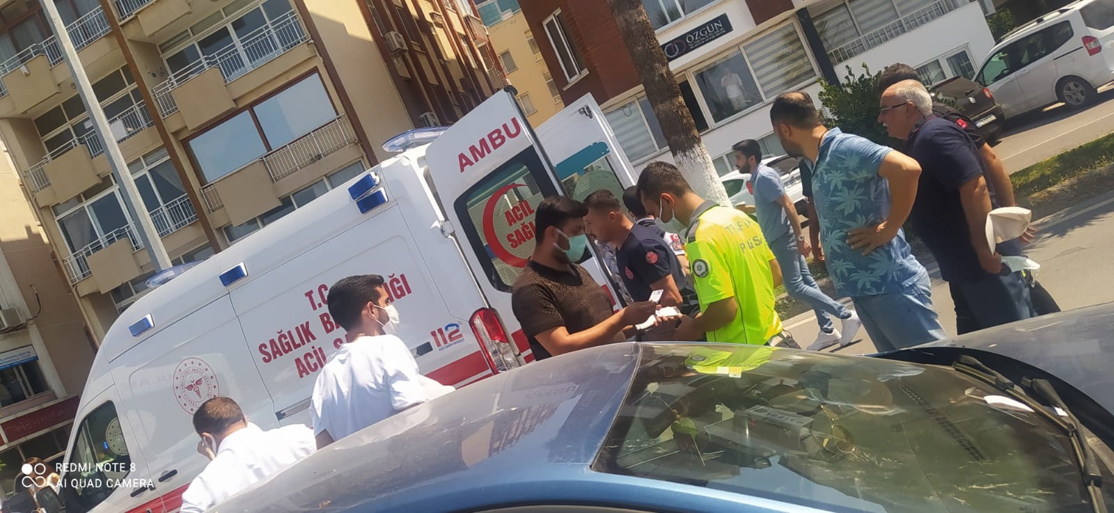 İskenderun Sahil Bulvarında Trafik Kazası