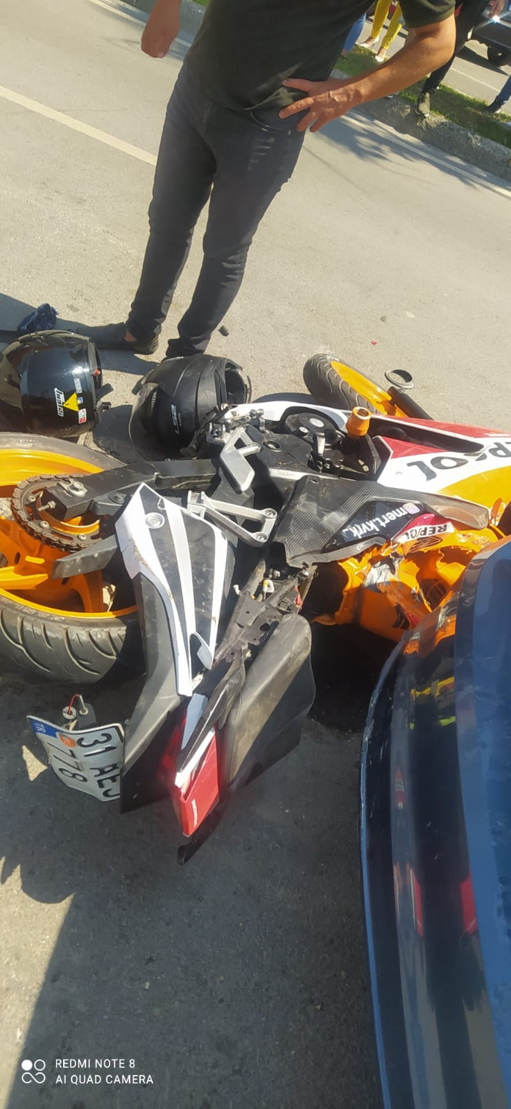 İskenderun Sahil Bulvarında Trafik Kazası