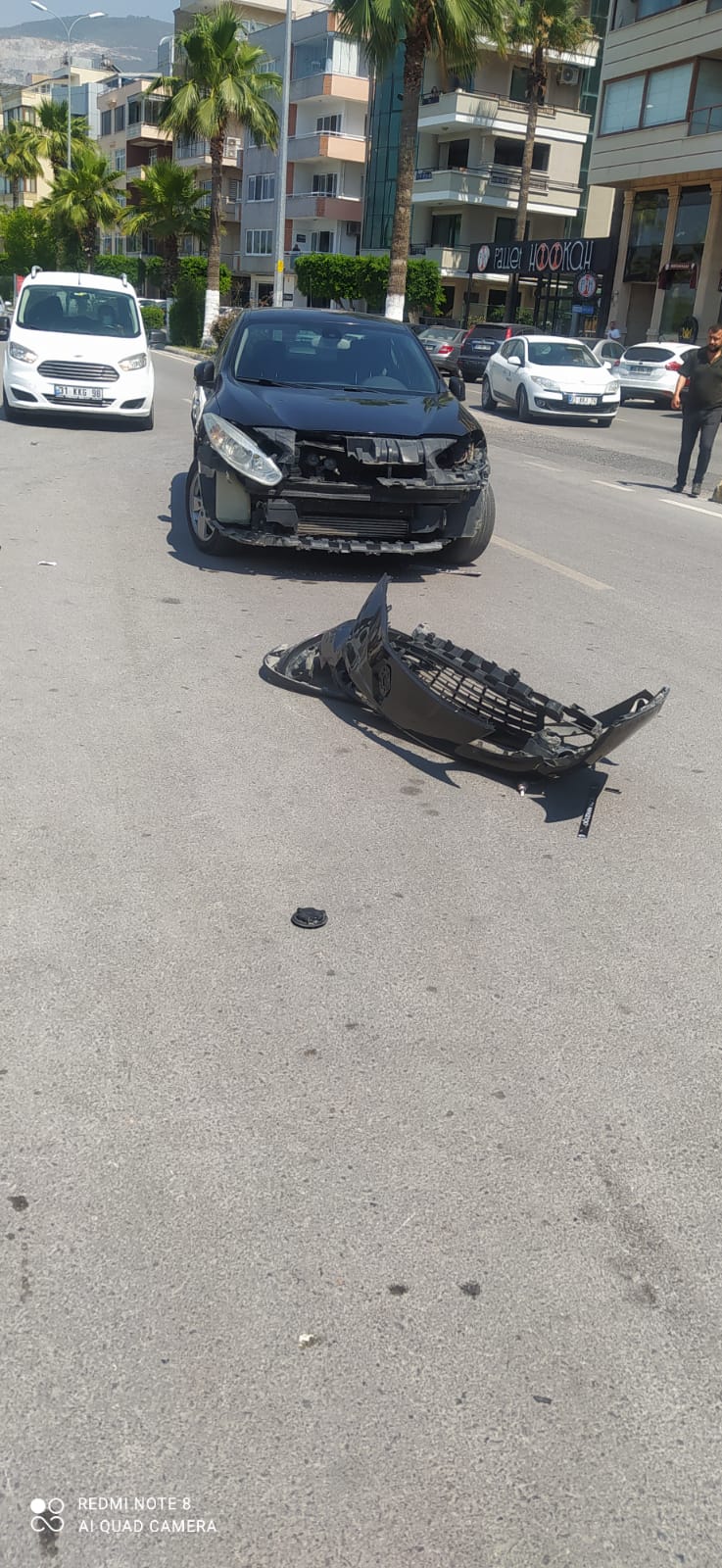 İskenderun Sahil Bulvarında Trafik Kazası