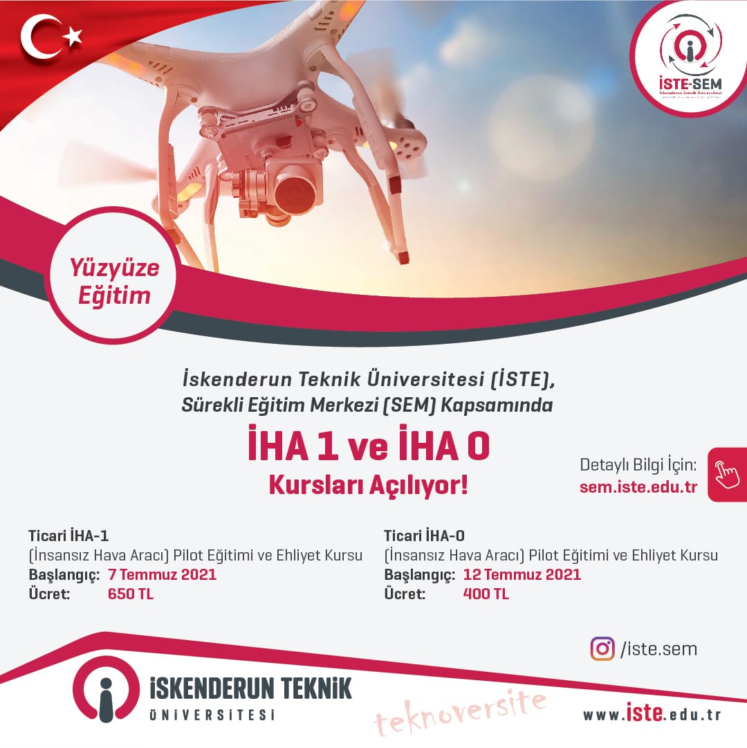 İHA0- İHA1 PİLOT EĞİTİMİ VE EHLİYET KURSU