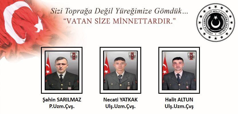 Şehitlerimiz Hatay’dan Memleketlerine Uğurlandı