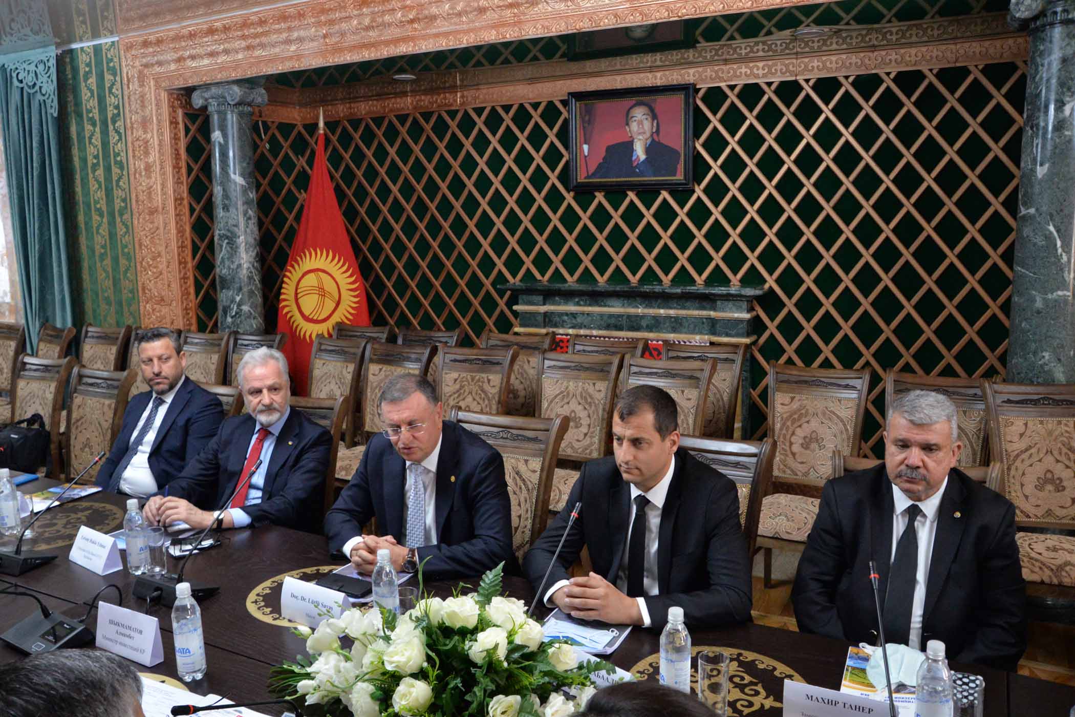 İTSO Heyeti  Kırgızistan Yatırım Bakanı Almambet Şıkmamatov İle Görüştü