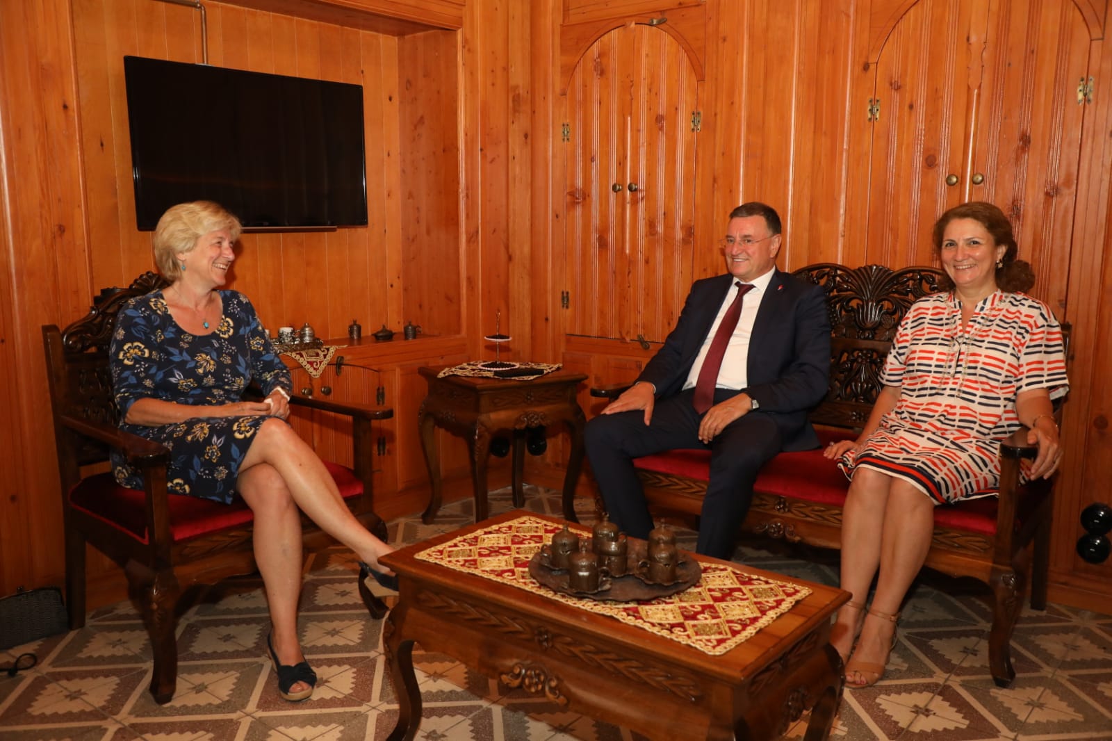 HBB BAŞKANI SAVAŞ BİRLEŞMİŞ MİLLETLER B&Uuml;Y&Uuml;KEL&Ccedil;İSİNİ AĞIRLADI