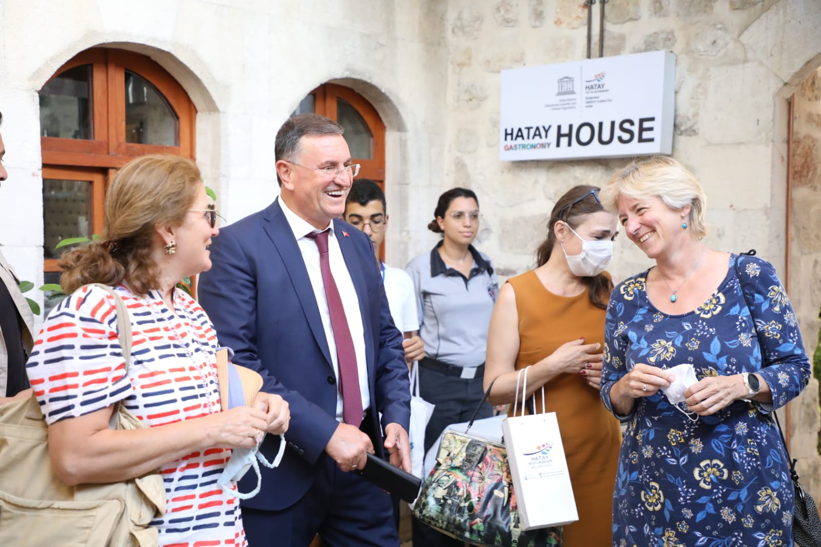 HBB BAŞKANI SAVAŞ BİRLEŞMİŞ MİLLETLER B&Uuml;Y&Uuml;KEL&Ccedil;İSİNİ AĞIRLADI