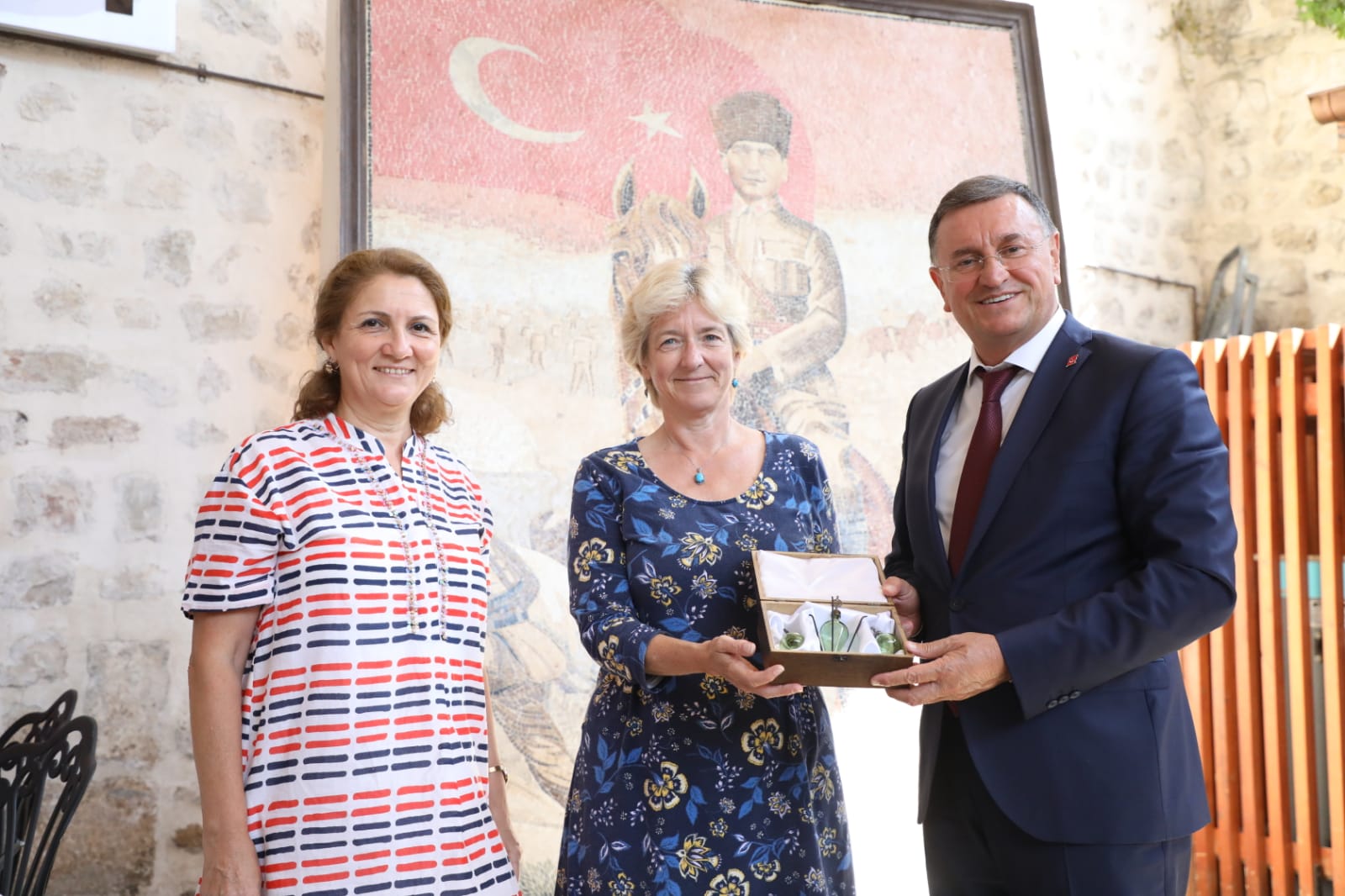 HBB BAŞKANI SAVAŞ BİRLEŞMİŞ MİLLETLER BÜYÜKELÇİSİNİ AĞIRLADI