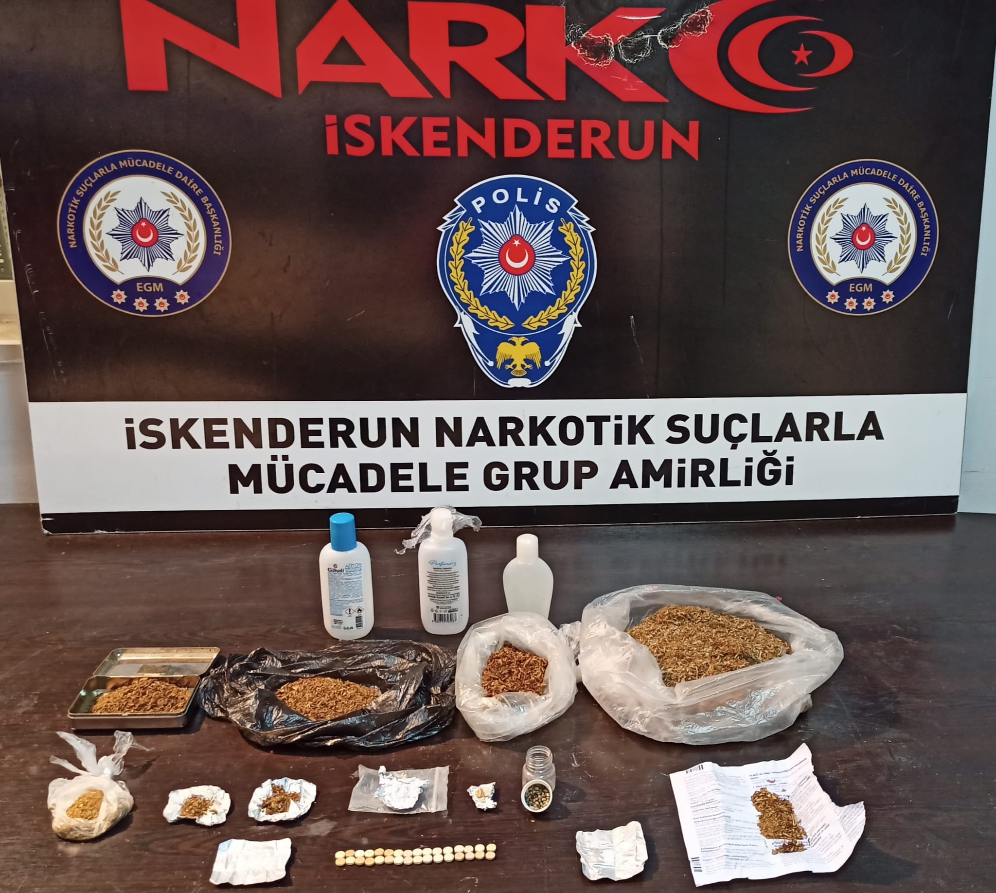 İskenderun NSM Grup Amirliğinden Operasyon