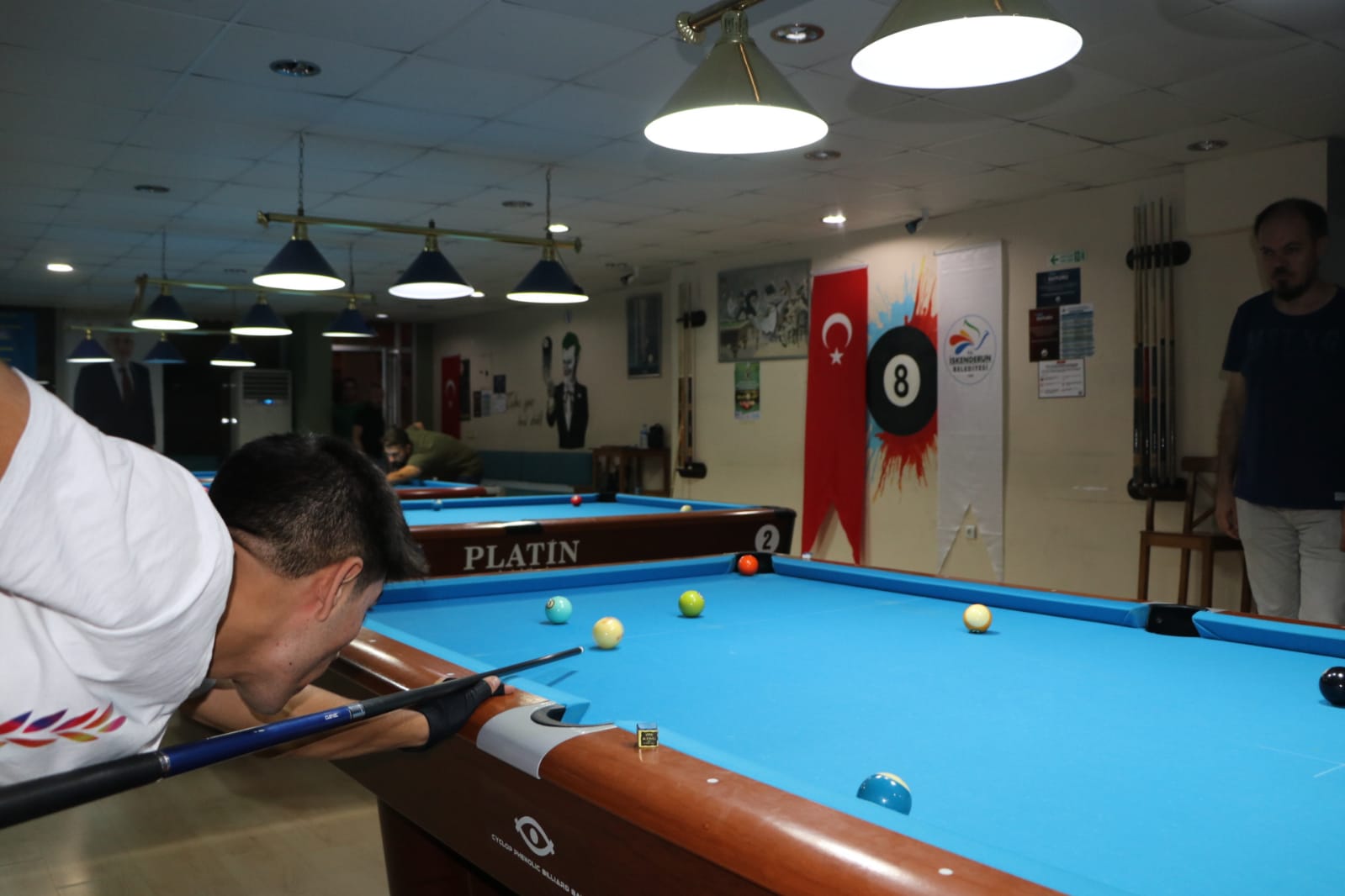 TÜRKİYE POOL TURU 10 TOP BİLARDO ŞAMPİYONASI İSKENDERUN&#8217;DA YAPILIYOR