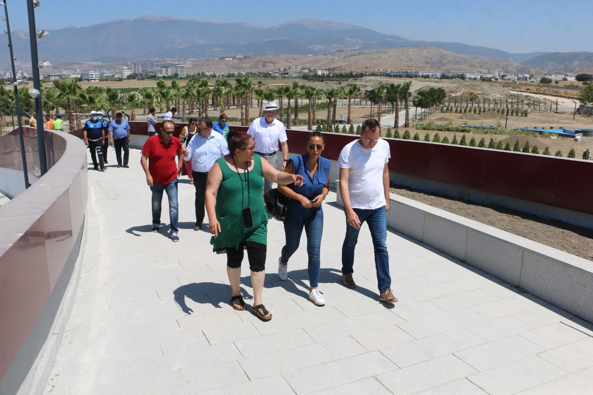 AALEN HEYETİ İSKENDERUN-ARSUZ B&Ouml;LGESİNDEKİ EXPO ALANINI ZİYARET ETTİ