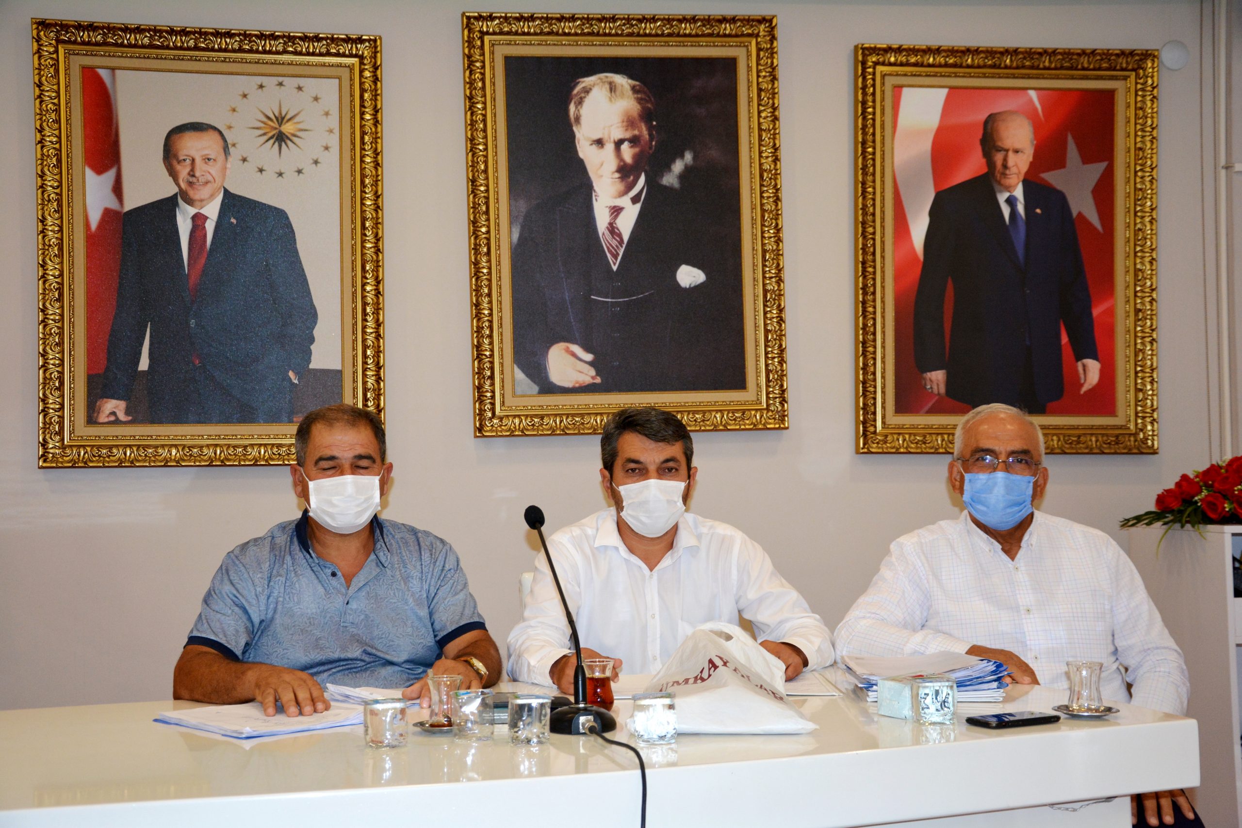 M&uuml;ft&uuml;ler Mahalle Muhtarı Tahsin Saydam, Belen Muhtarlar Derneği Başkanlığına Se&ccedil;ildi