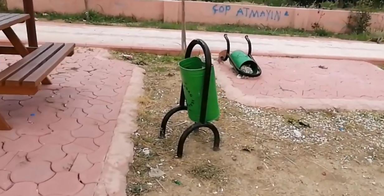 İsmail Cem Parkı&rsquo;na &Ccedil;irkin Saldırı