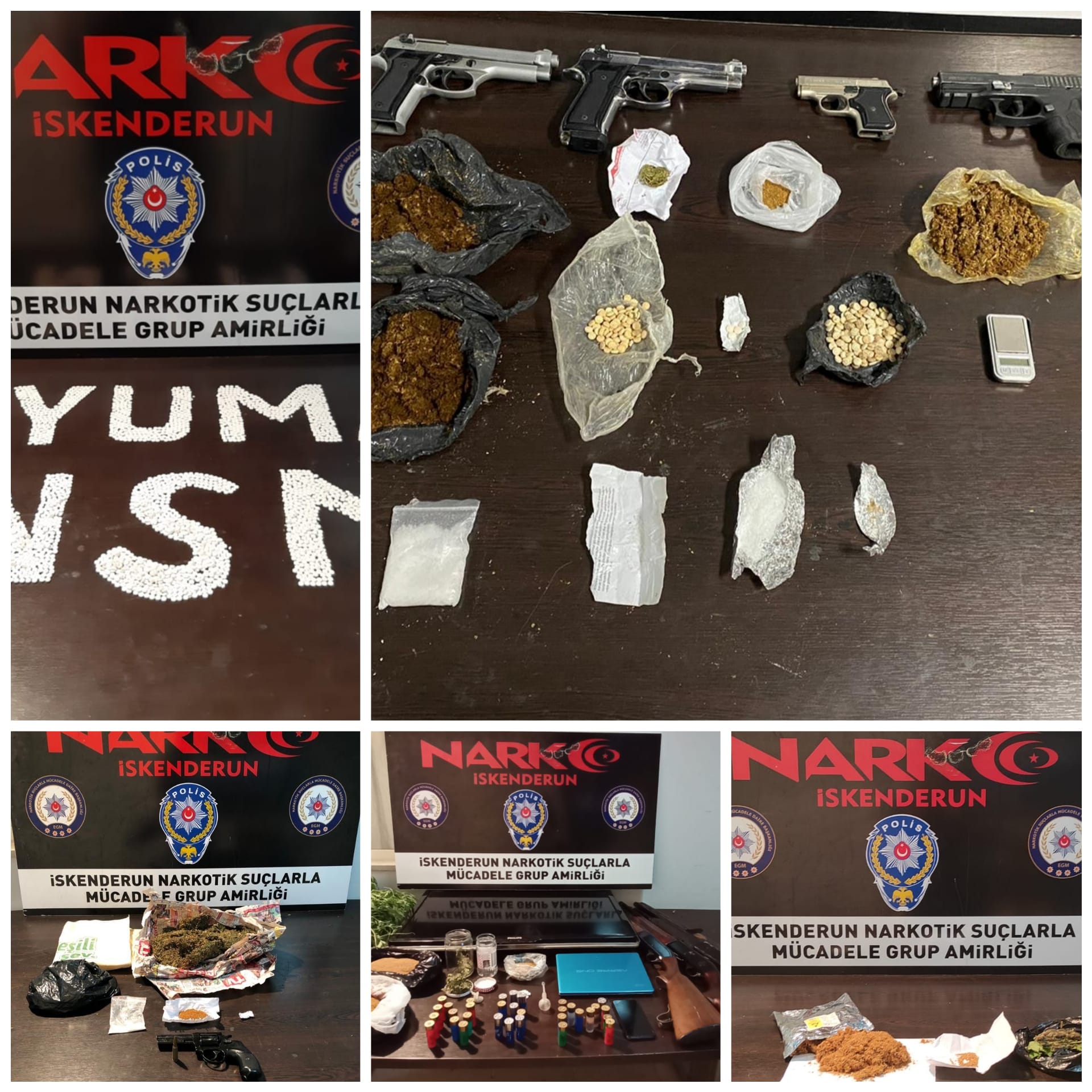 İskenderun’da Uyuşturucu Operasyonu