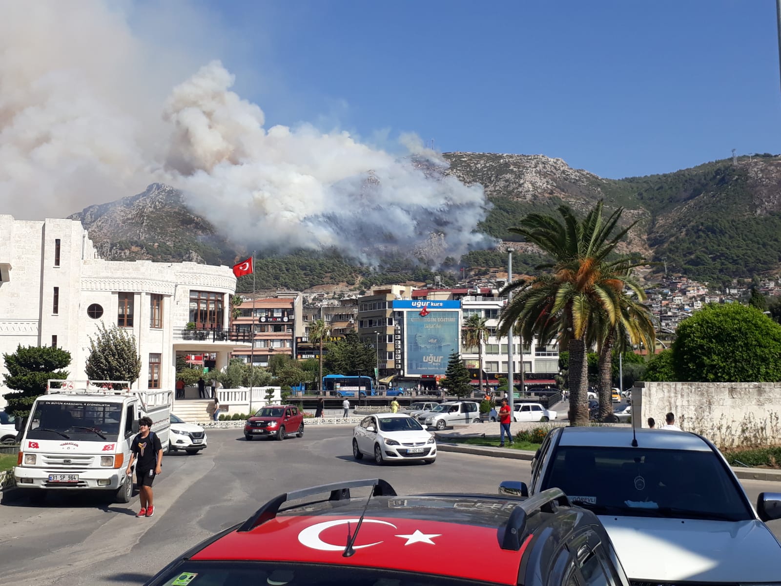 Hatay&#8217;da Büyük Yangın