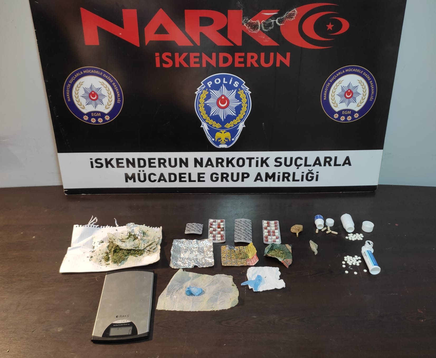 İskenderun’da Uyuşturucu Operasyonu