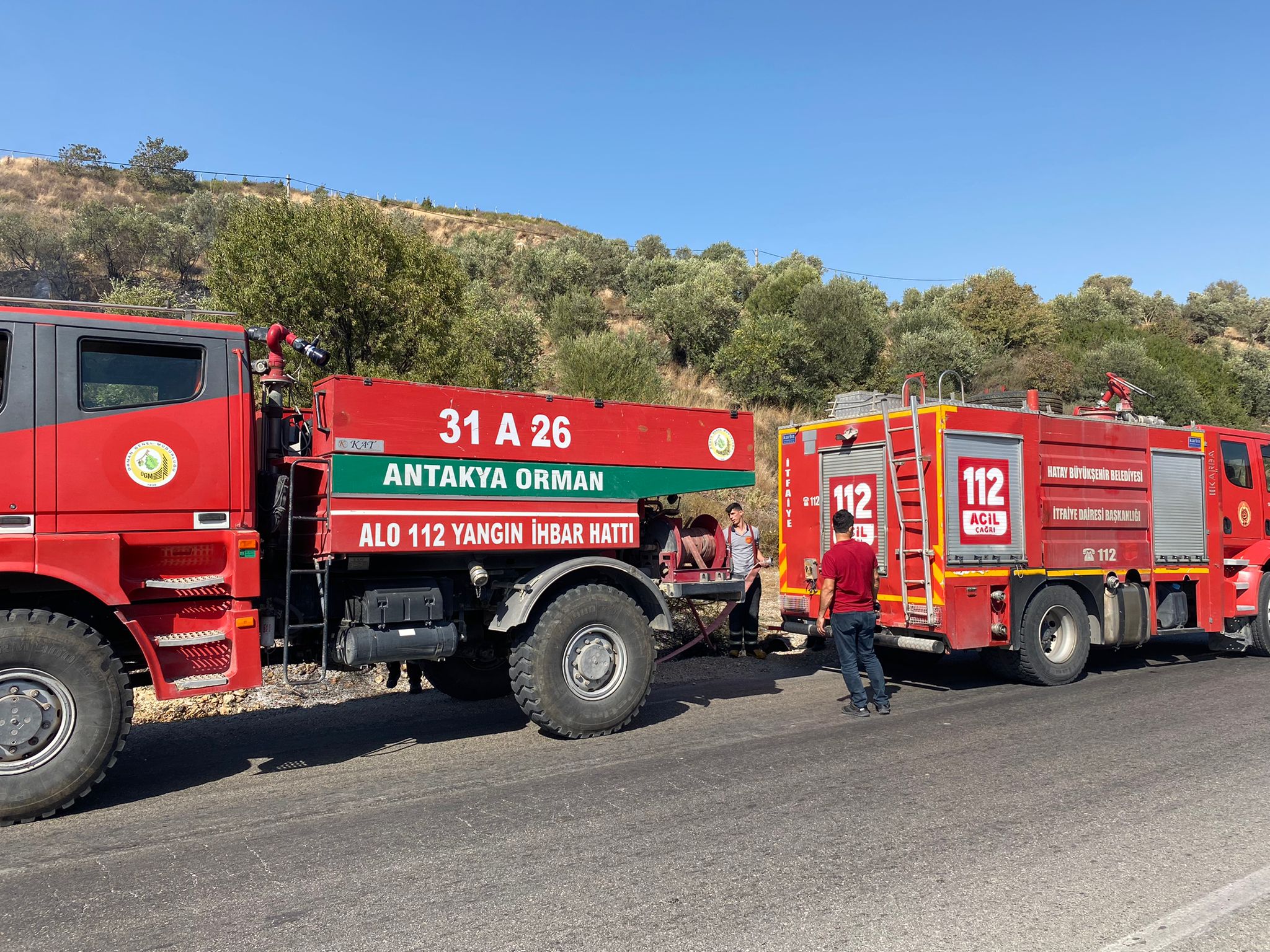 HBB İTFAİYESİNDEN İKİ YANGINA ANINDA M&Uuml;DAHALE