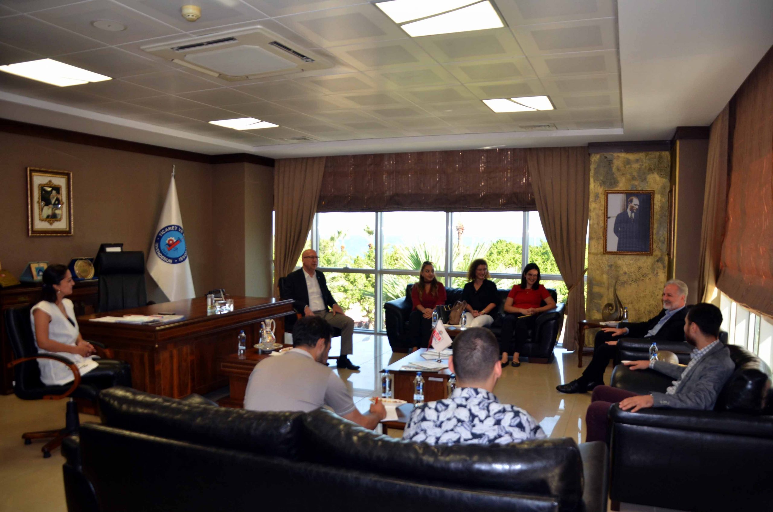 Hatay Gen&ccedil; M&Uuml;SİAD Y&ouml;netiminden İTSO&rsquo;ya Nezaket Ziyareti