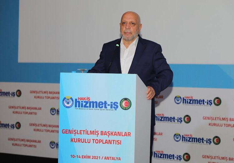 Hizmet-İş Sendikası İskenderun Şube Başkanı Yetim, Genişletilmiş Başkanlar Kurulu Toplantısına Katıldı