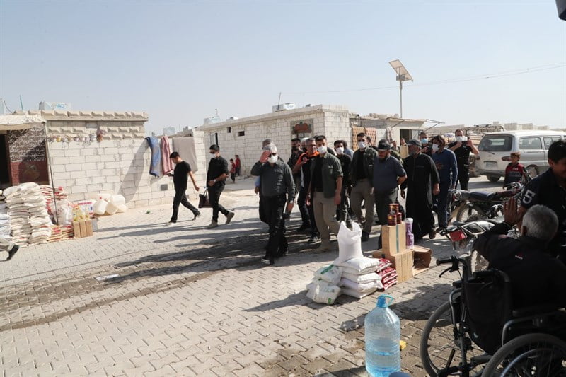 Hatay Valisi Rahmi Doğan, İdlib bölgesinde Briket evlerde inceleme Gerçekleştirdi
