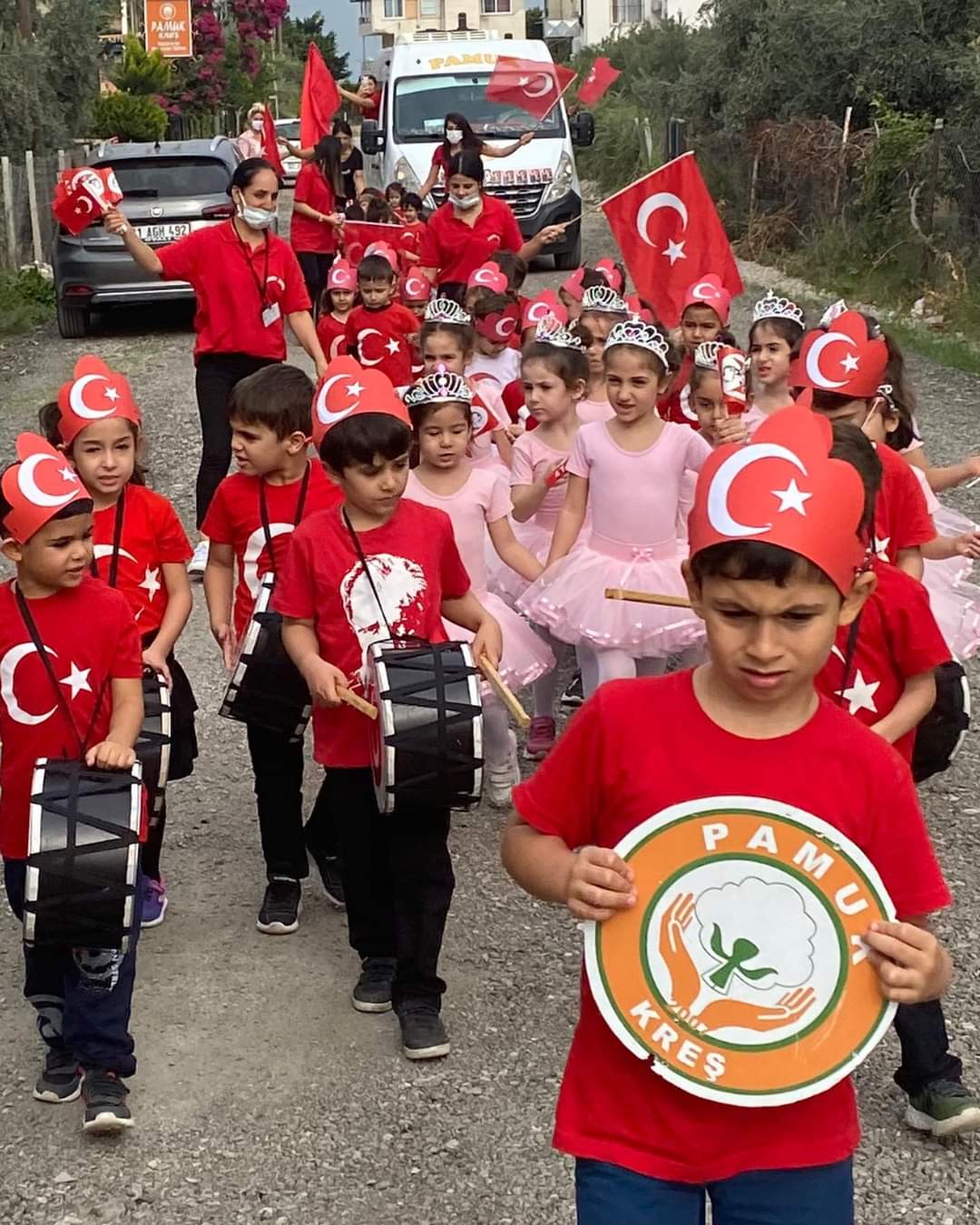 Pamuk Okul Öncesi Eğitim Kurumlarında 29 Ekim Cumhuriyet Bayramı Coşkusu Yüreklerde Hissedildi