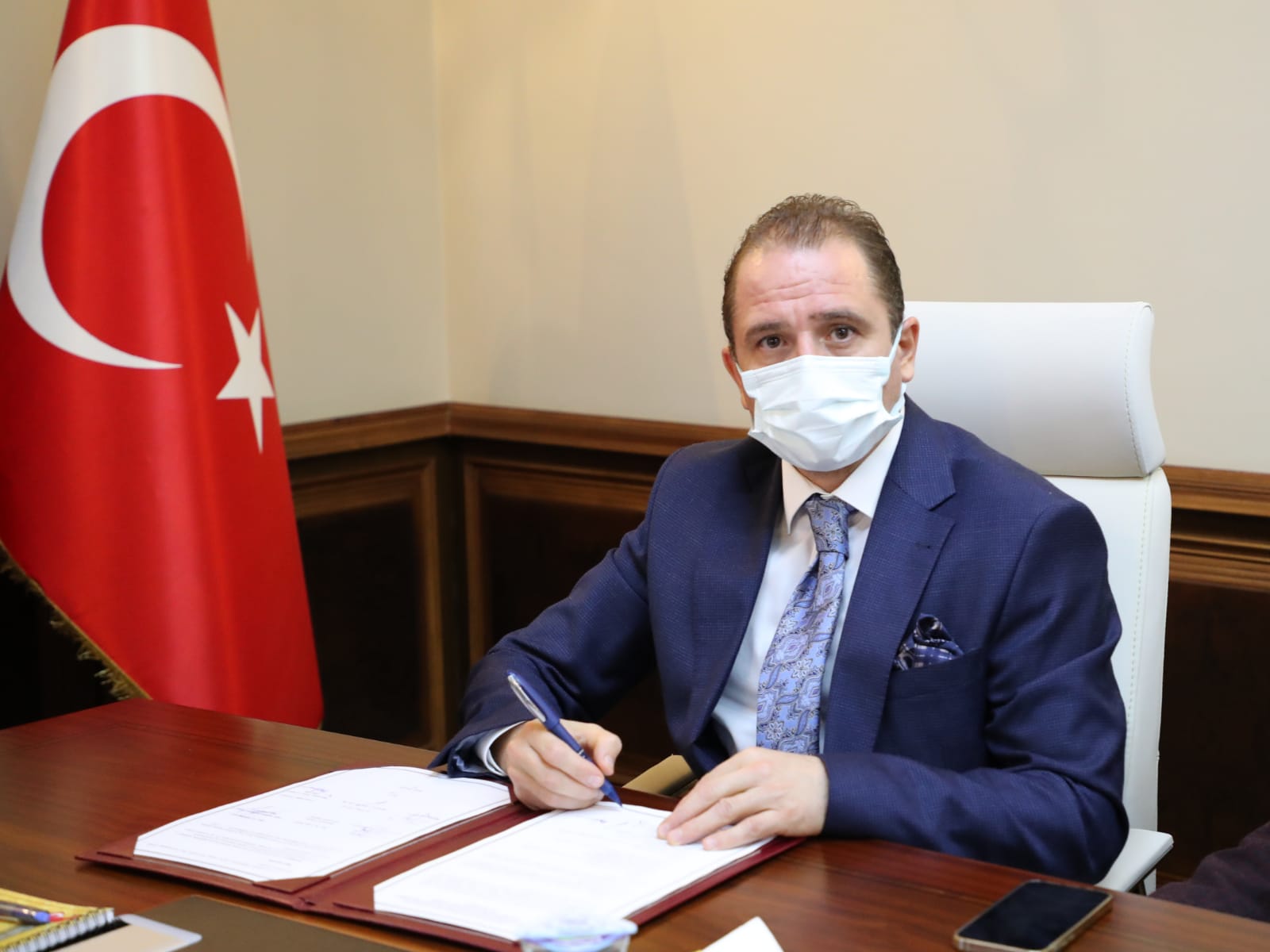 İTSO Başkan Yardımcısı YETER, Mesleki Eğitim Merkezi İşletim Hakkının Devredilmesi İle İlgili Protokol İmza T&ouml;renine Katıldı