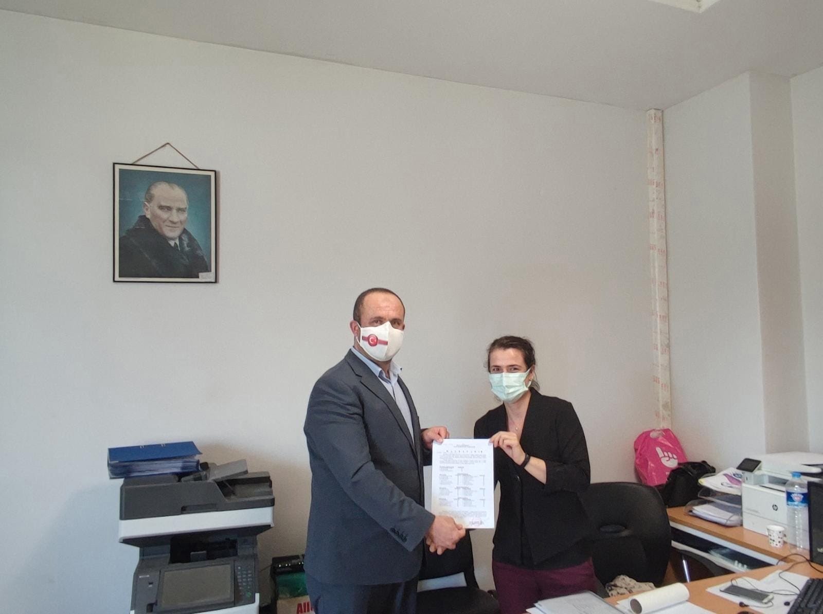 Yavuz Başkan Mazbatayı Alarak Yeniden Kolları Sıvadı