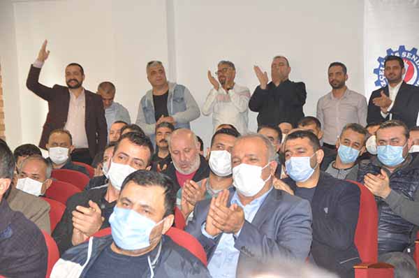 &Ouml;z&ccedil;elik-İş Sendikasında İş&ccedil;i Sendika Omuz Omuza Verdi