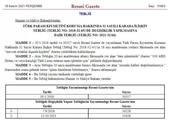 100 dolar ve &uuml;zeri i&ccedil;in zorunlu