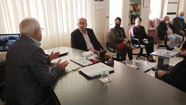 Ak Parti İl&ccedil;e Y&ouml;netimi Şof&ouml;rler Odasını Ziyaret Etti