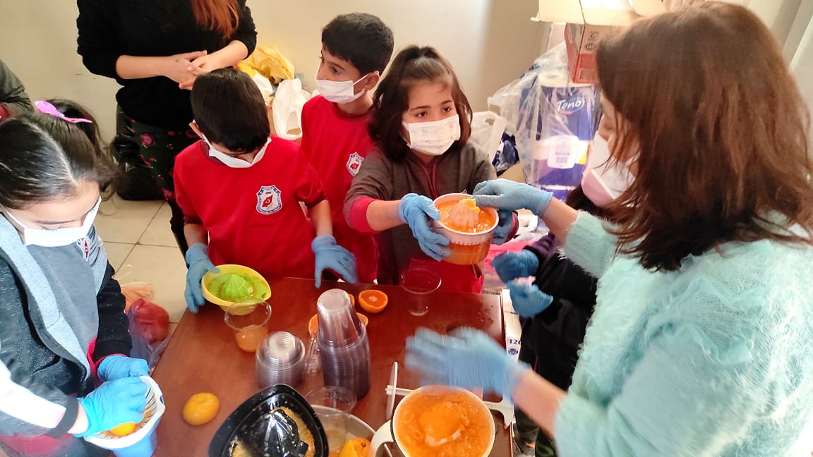 Belen Gazi Abdurrahman Paşa ilkokulundan Anlamlı Etkinlik