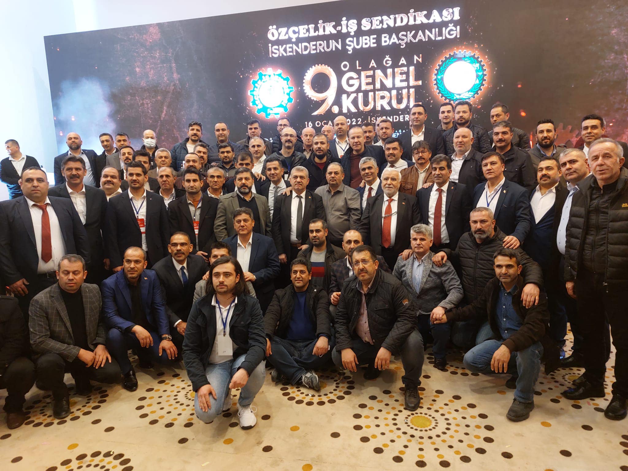 &ldquo;&Ouml;z&ccedil;elik-İş Sendikası İskenderun Şubesi 9. Olağan Genel Kurulu Yoğun Katılımla Ger&ccedil;ekleşti.