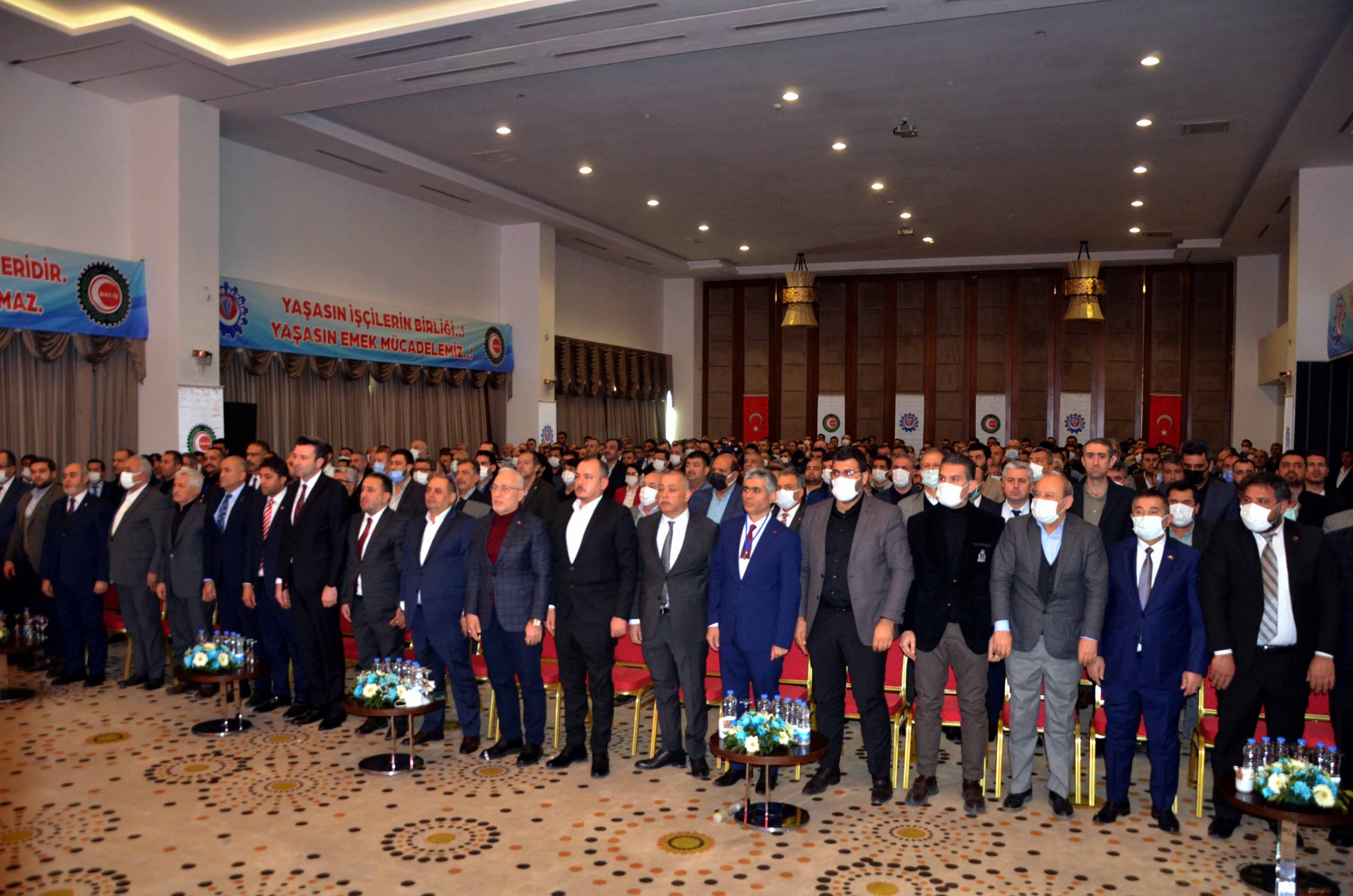 &ldquo;&Ouml;z&ccedil;elik-İş Sendikası İskenderun Şubesi 9. Olağan Genel Kurulu Yoğun Katılımla Ger&ccedil;ekleşti.