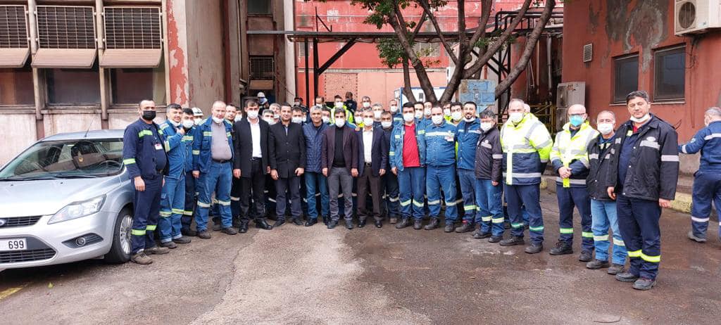 Şube Başkanı G&uuml;ng&ouml;r ve Y&ouml;netiminden Teşekk&uuml;r Ziyaretleri