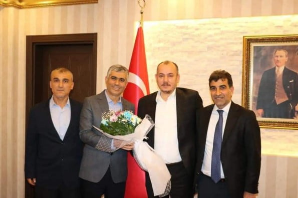 Akparti̇ İskenderun İl&ccedil;e Y&ouml;netimden &Ouml;z&ccedil;elik-İş Sendikasına Hayırlı Olsun Ziyareti