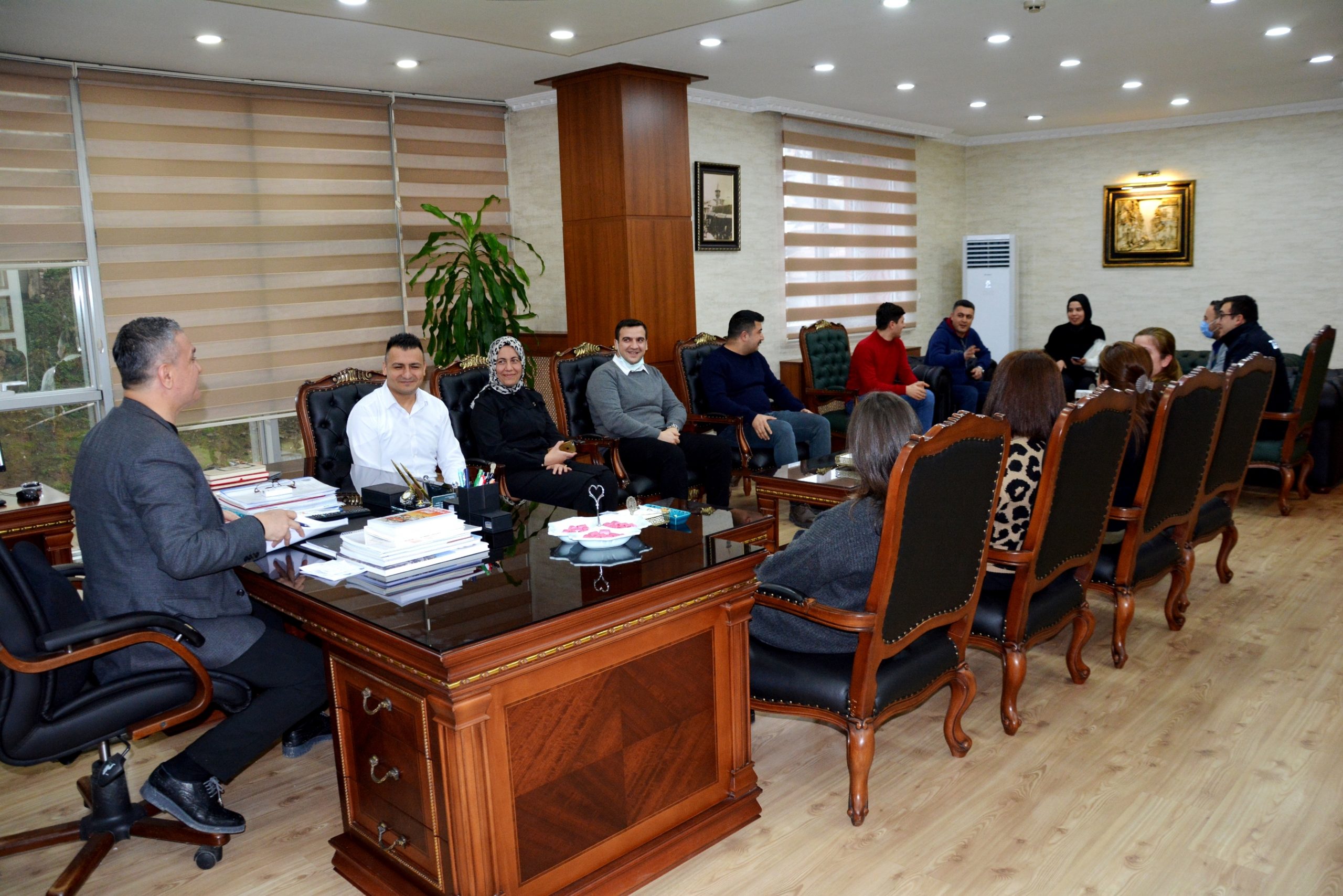 Belen Belediye Başkanı İbrahim G&uuml;l; &Ouml;zveriyle &ccedil;alışan personellerimizin yanındayız.
