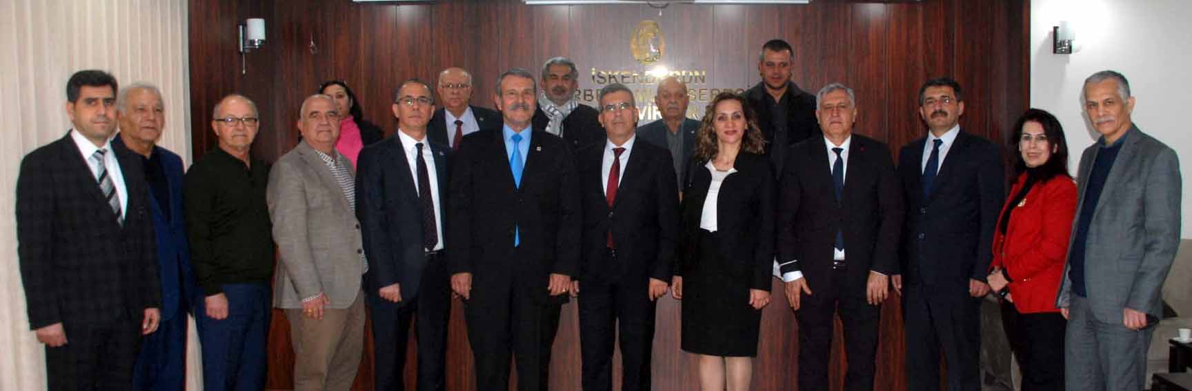 Hatay Vergi Dairesi Başkanı M&uuml;sevitoğlu ve Vergi Dairesi M&uuml;d&uuml;rlerinden Muhasebeciler Odasına Ziyaret