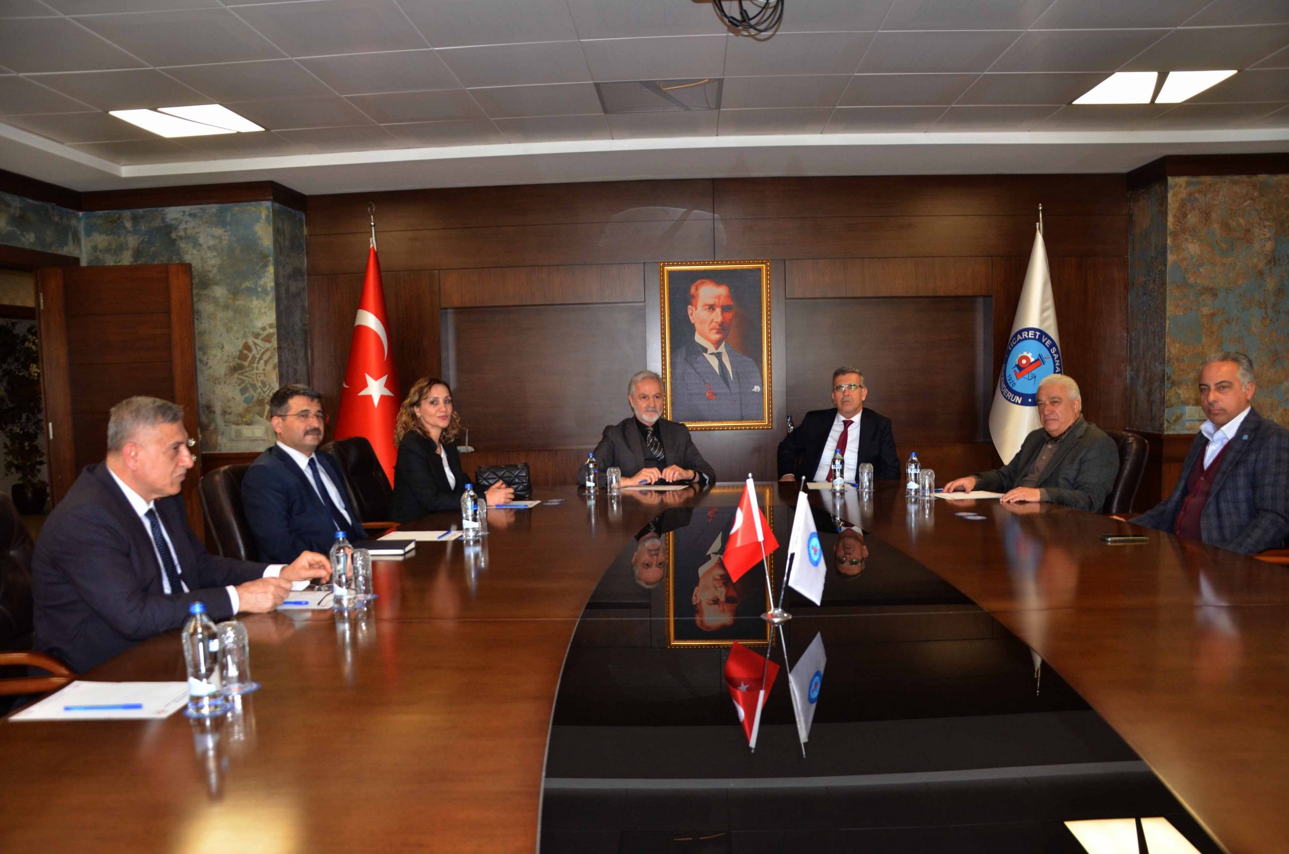 Hatay Vergi Dairesi Başkanı M&uuml;sevitoğlu ve Vergi Dairesi M&uuml;d&uuml;rlerinden İTSO&rsquo;ya Ziyaret